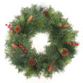 Outdoor Pine Cones Wreath Christmas Decorating